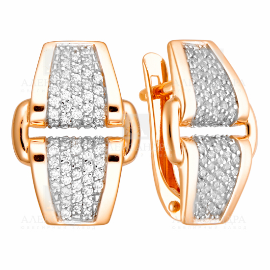 Серьги из золота кл2788а-01