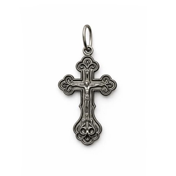 Крест из серебра 2-020