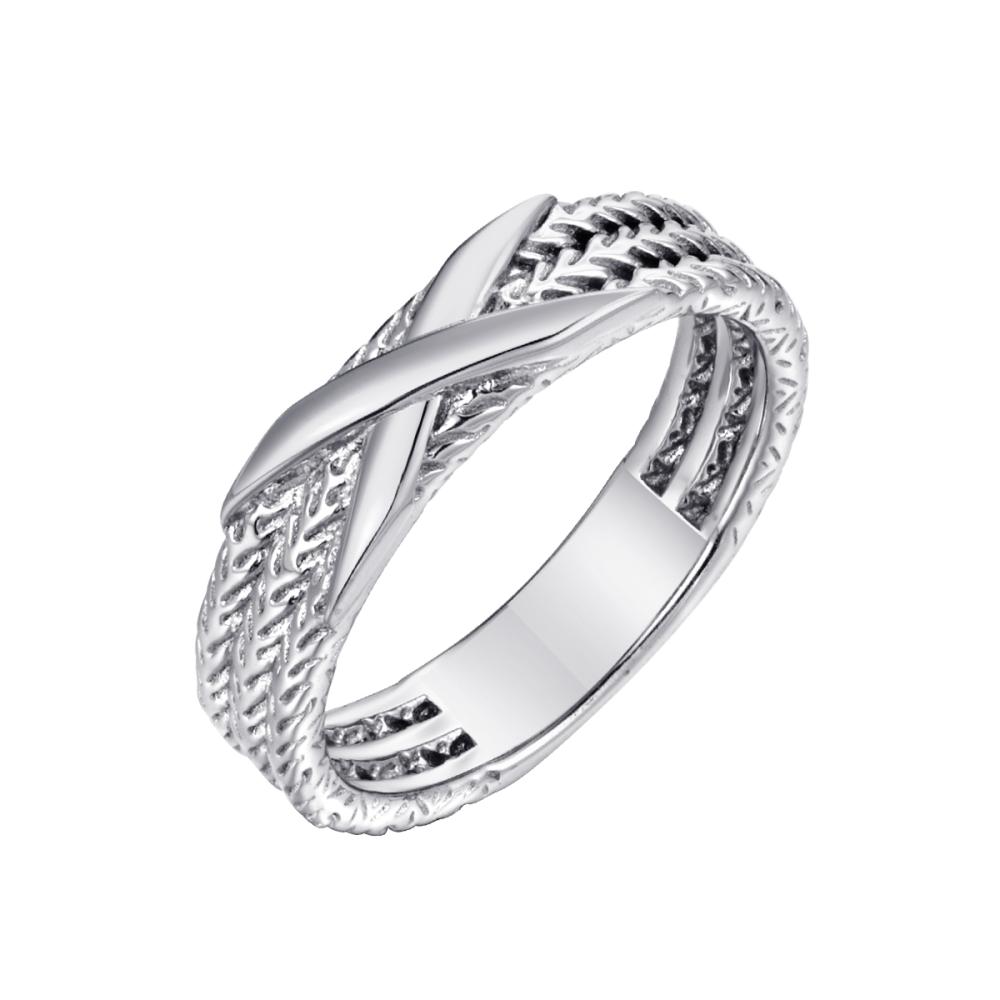 Кольцо из серебра SR-R01556-X-W-X-X-X