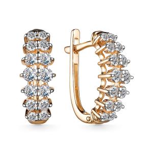 Серьги из золота 25381-100