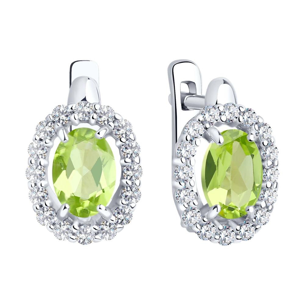Серьги из серебра 92021114