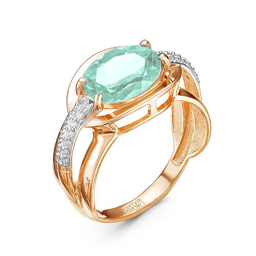 Кольцо из золота 100-1148_krist-205