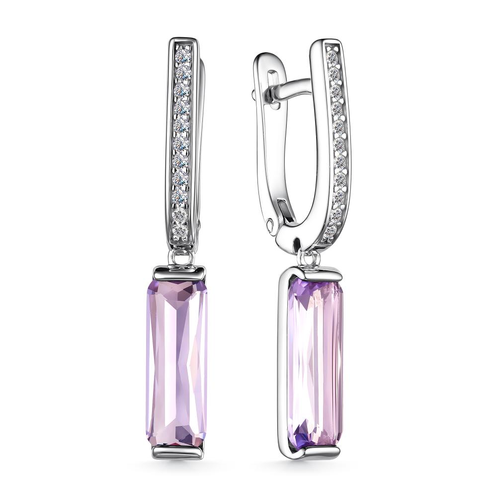 Серьги из серебра 02-3233/0КСР-00