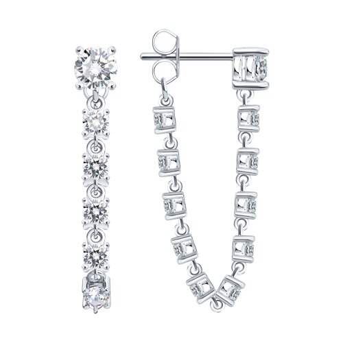 Серьги из серебра 94027665-91