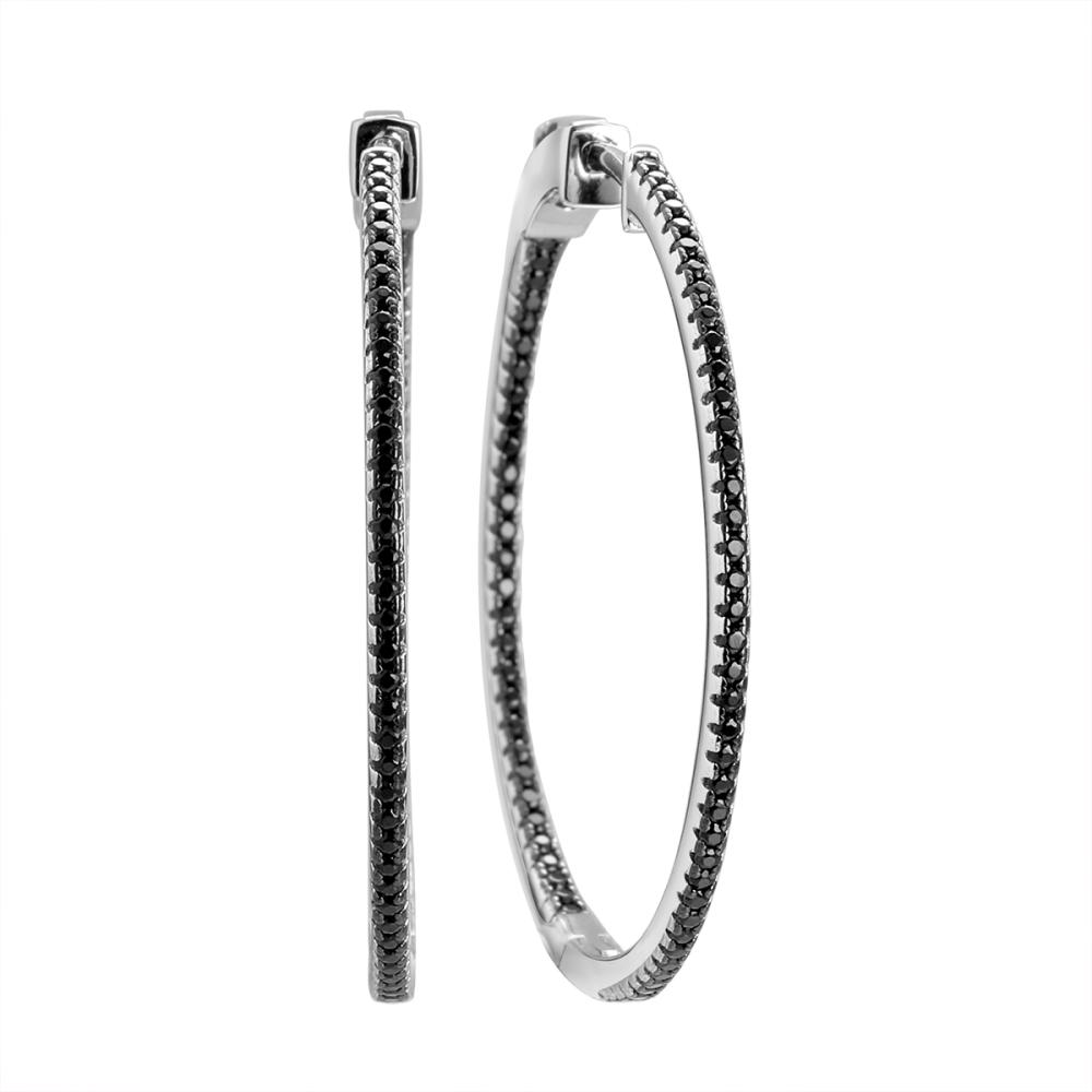 Серьги из серебра SL-E01599-X-WB-X-X-B