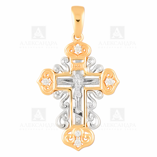 Крест из золота п916