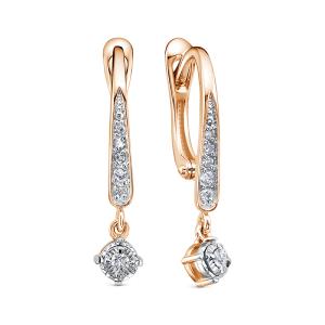 Серьги из золота БР122744
