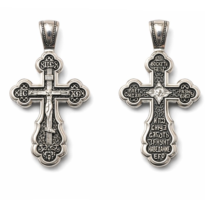 Крест из серебра 473-3296