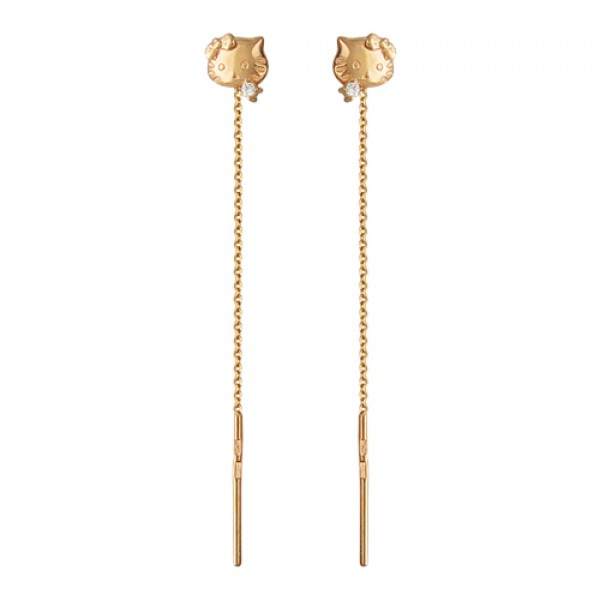 Серьги из золота 01С117248