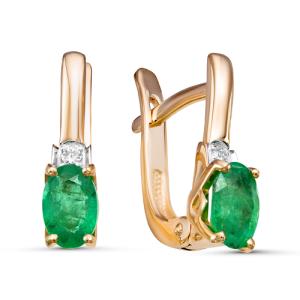 Серьги из золота 02-3412/1