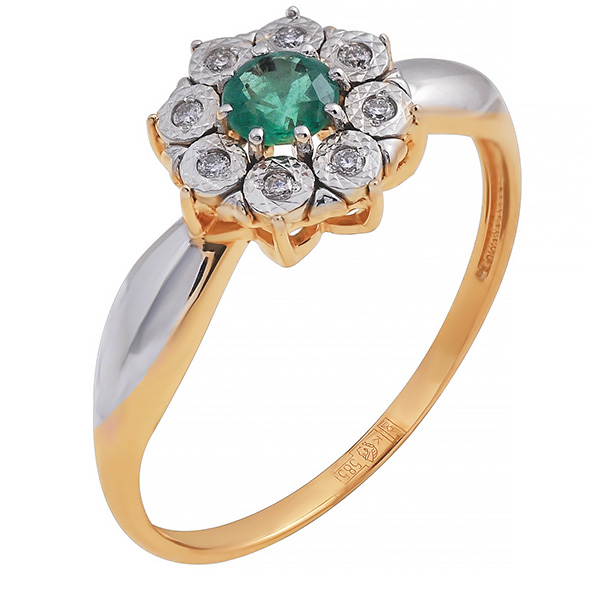 Кольцо из золота 802-02443-10-21-01-10