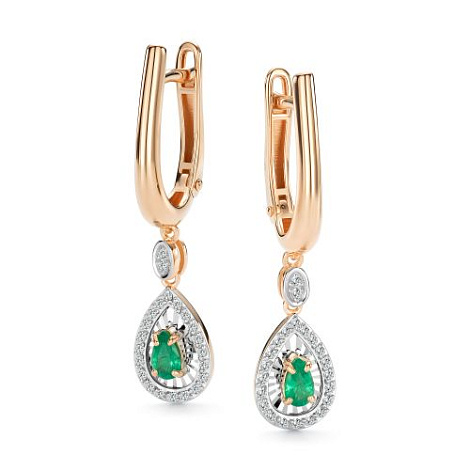 Серьги из золота 27020-101