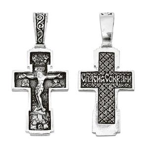Крест из серебра 473-3037