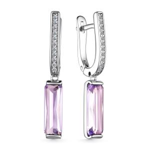 Серьги из серебра 02-3233/0КСР-00