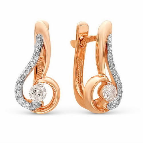 Серьги из золота 2-135