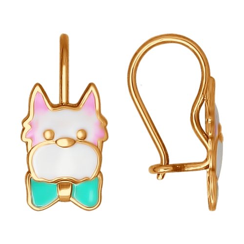 Серьги из золота 027342