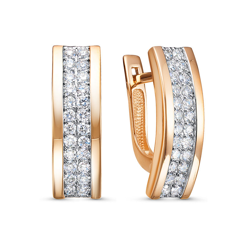 Серьги из золота БР122152