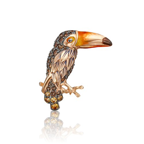 Брошь из золота 04-0232-00-226-1110-57