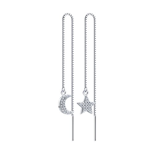 Серьги из серебра 94027654-91