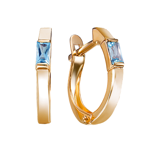 Серьги из золота С120-5824Т