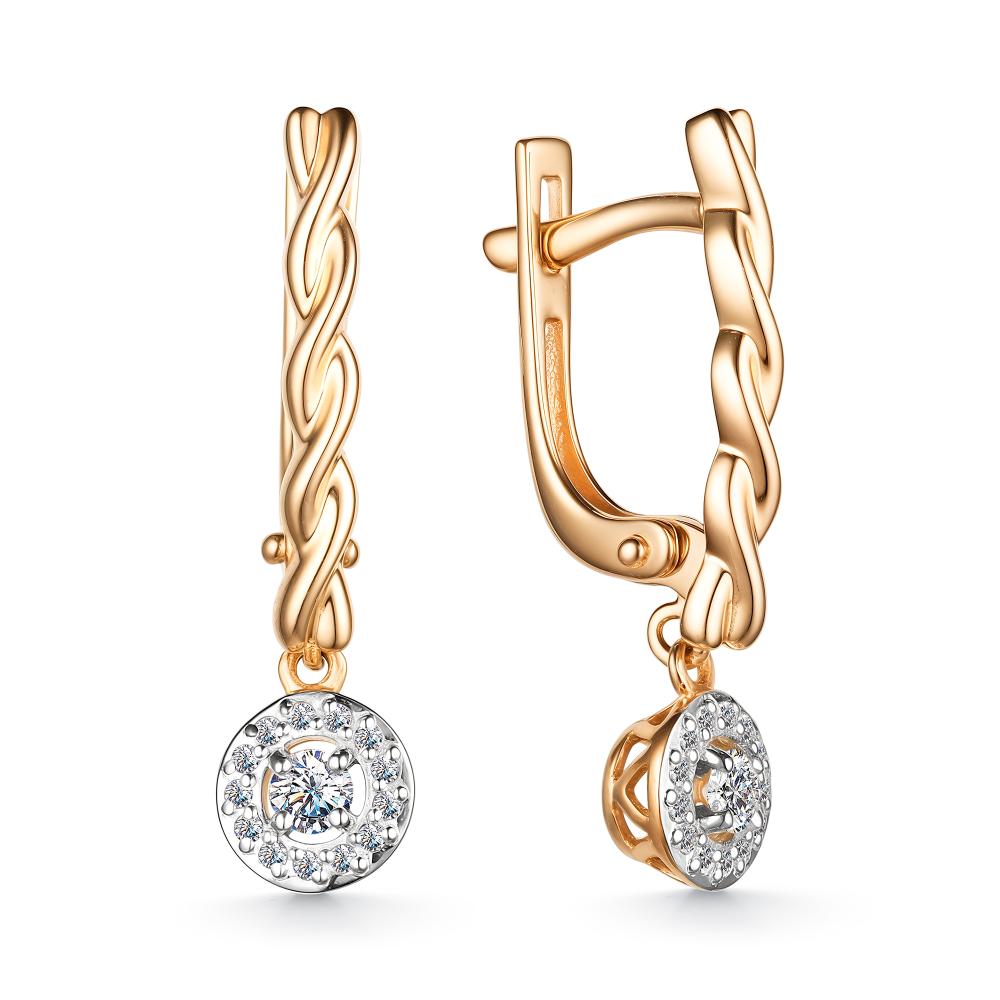 Серьги из золота 25866-100