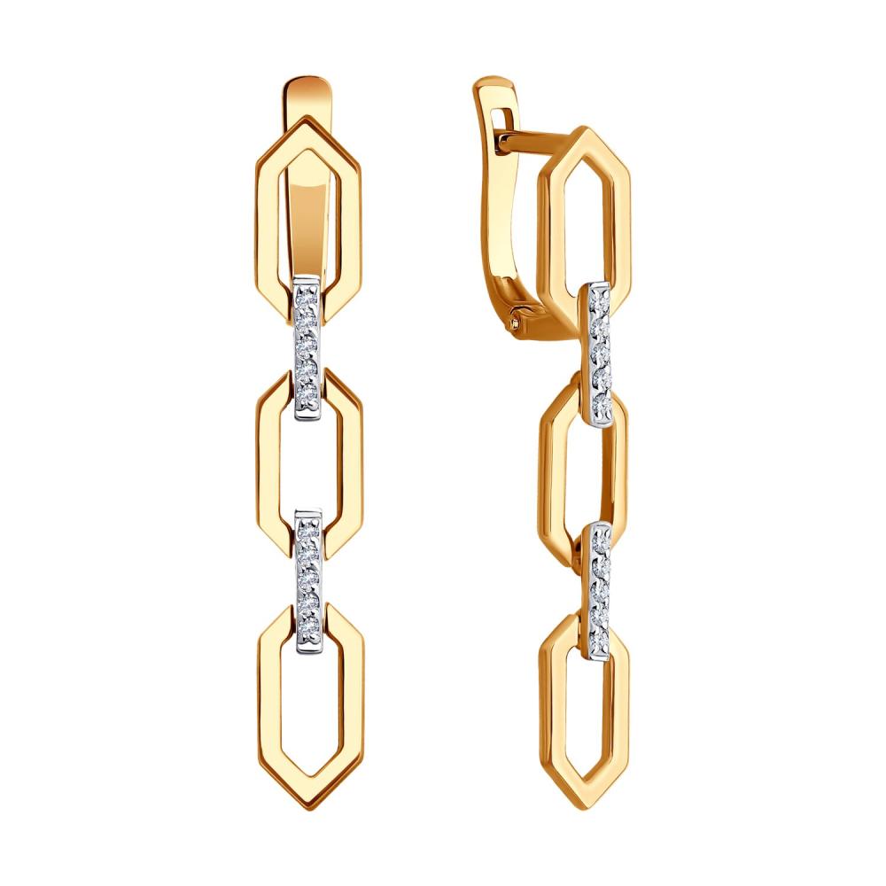 Серьги из золота 0200359