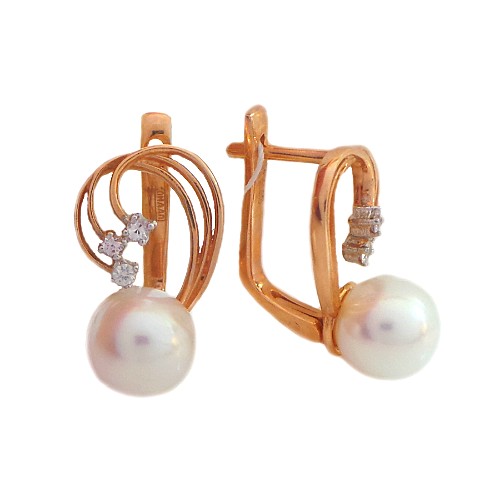 Серьги из золота с-30с