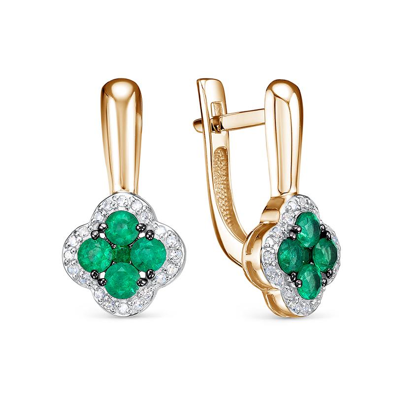 Серьги из золота БР322515