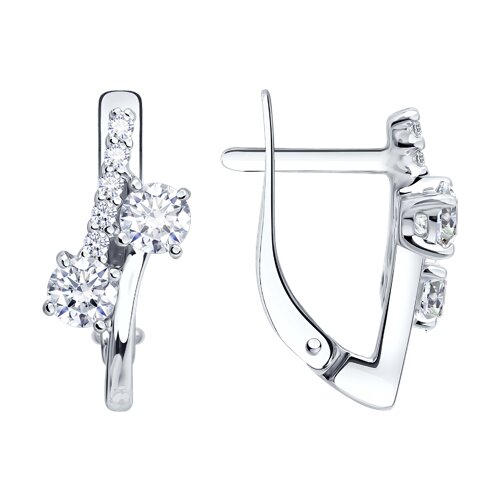 Серьги из серебра 94-120-02398-1
