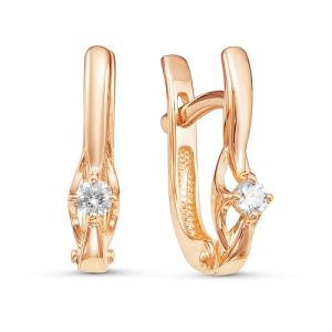 Серьги из золота 02-2389