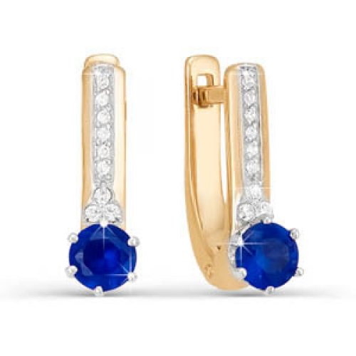 Серьги из золота БР220177