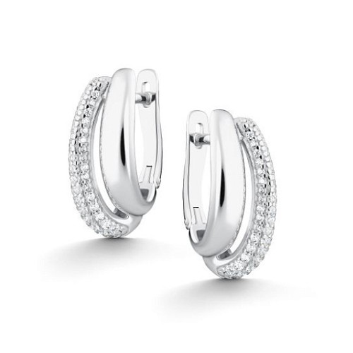 Серьги из серебра 02-5567/00КЦ-00
