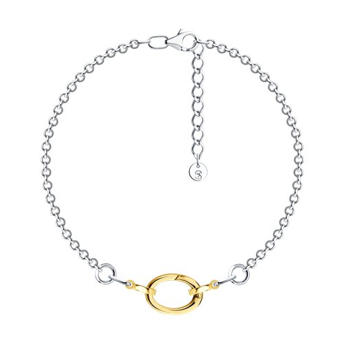 Браслет из серебра 94051675