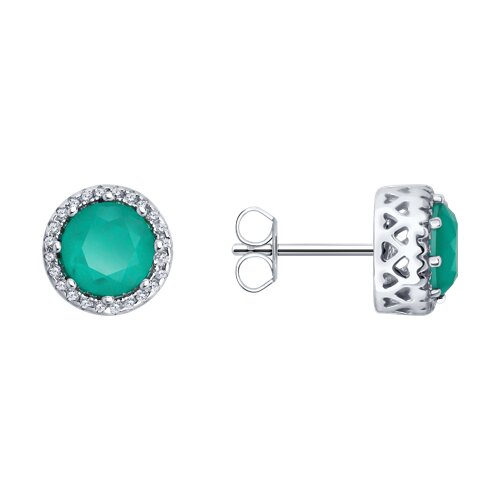 Серьги из серебра 92025255-91