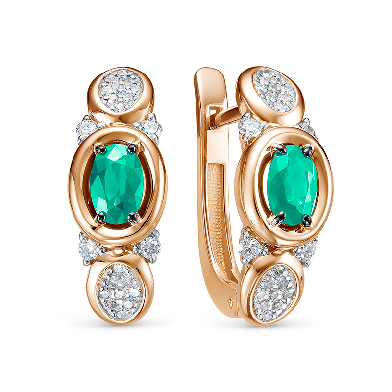 Серьги из золота БР322622