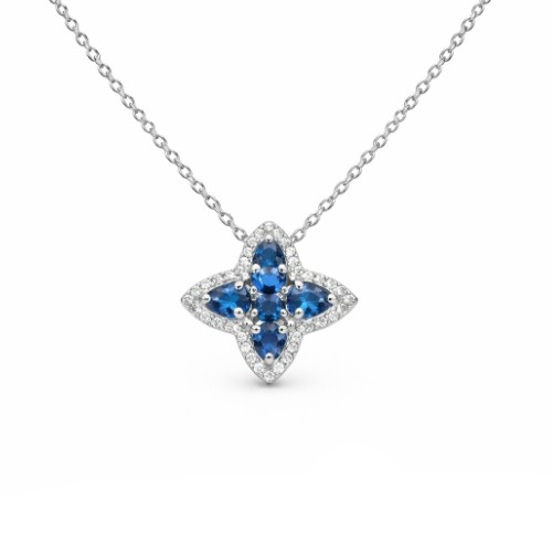 Колье из серебра 6000-0760_krist-704