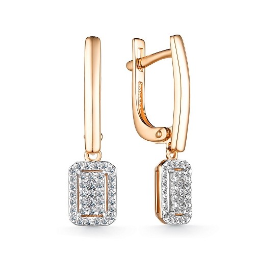 Серьги из золота 25252-100