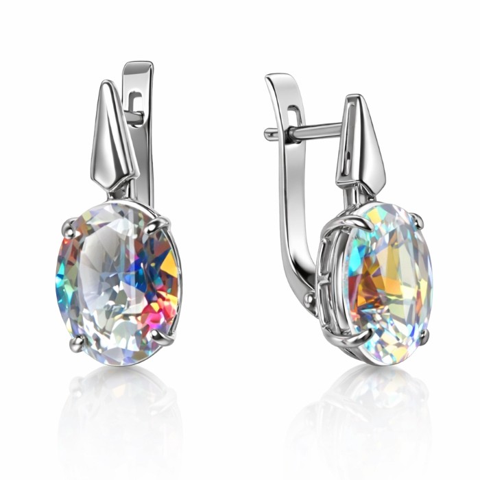 Серьги из серебра 2000-0706_krist-707