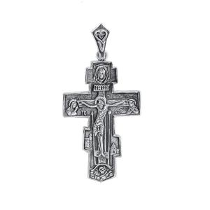 Крест из серебра 37-КРЛ449-23