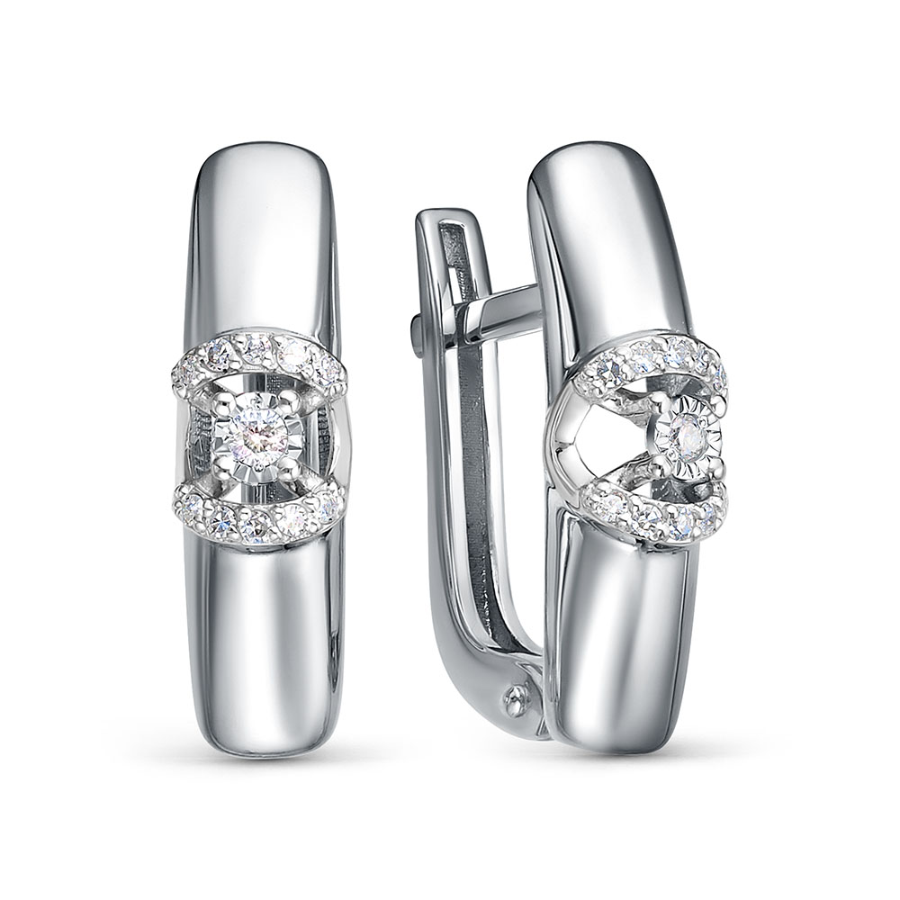 Серьги из серебра с120035