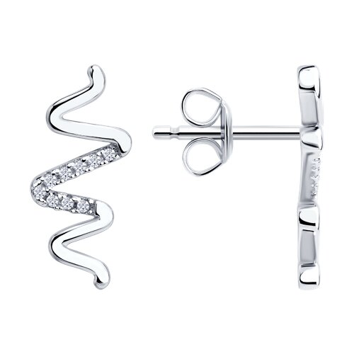 Серьги из серебра 94027186-91