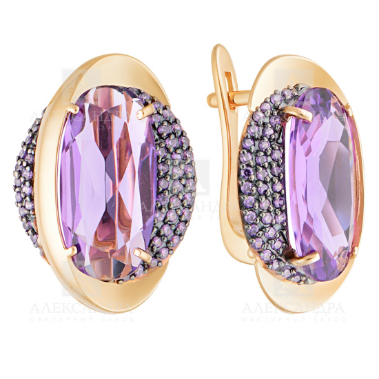 Серьги из золота кл3299а-58