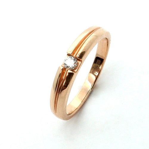 Кольцо из золота 38-1-DD-R-114827