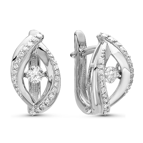 Серьги из золота 02-2045