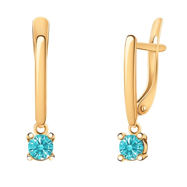 Серьги из золота 22045sw6