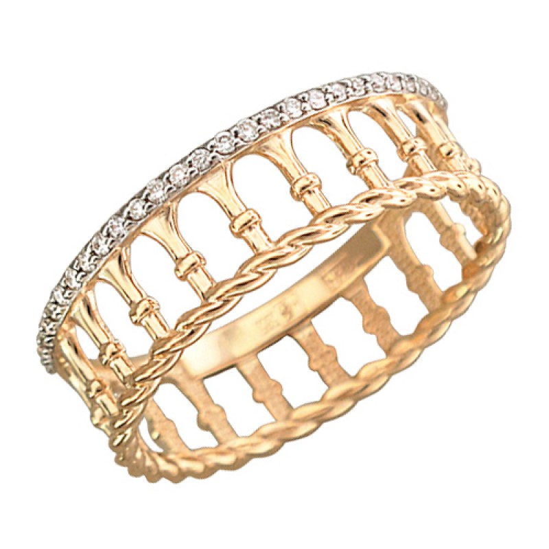 Кольцо из золота 01К117416