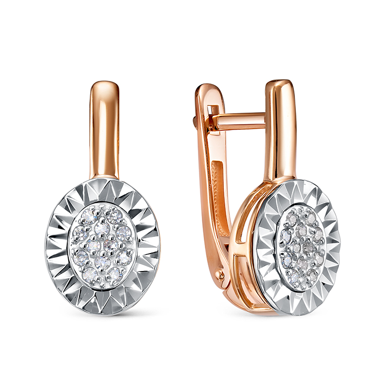 Серьги из золота БР122860