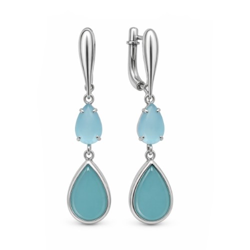 Серьги из серебра 2000-0340_akvas-701