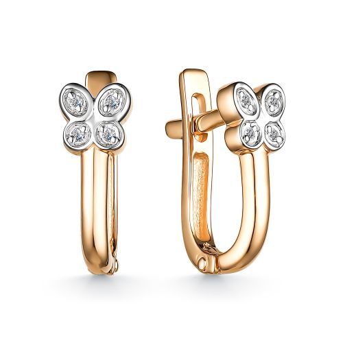 Серьги из золота 25410-100