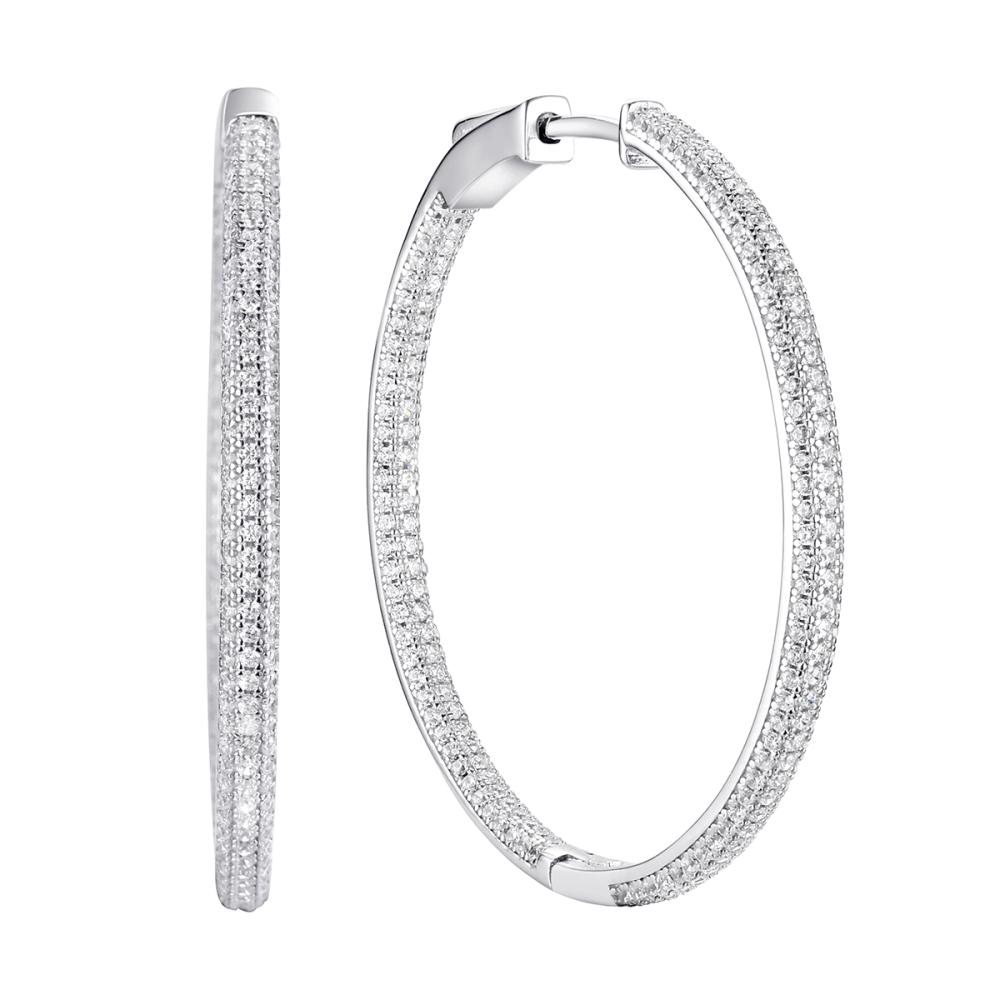 Серьги из серебра CZ-E02943-X-W-X-X-W